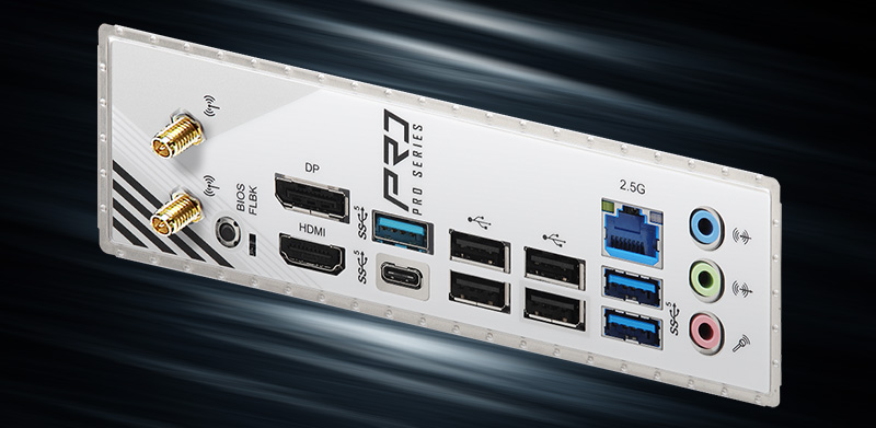 Pre-Installed IO Shield